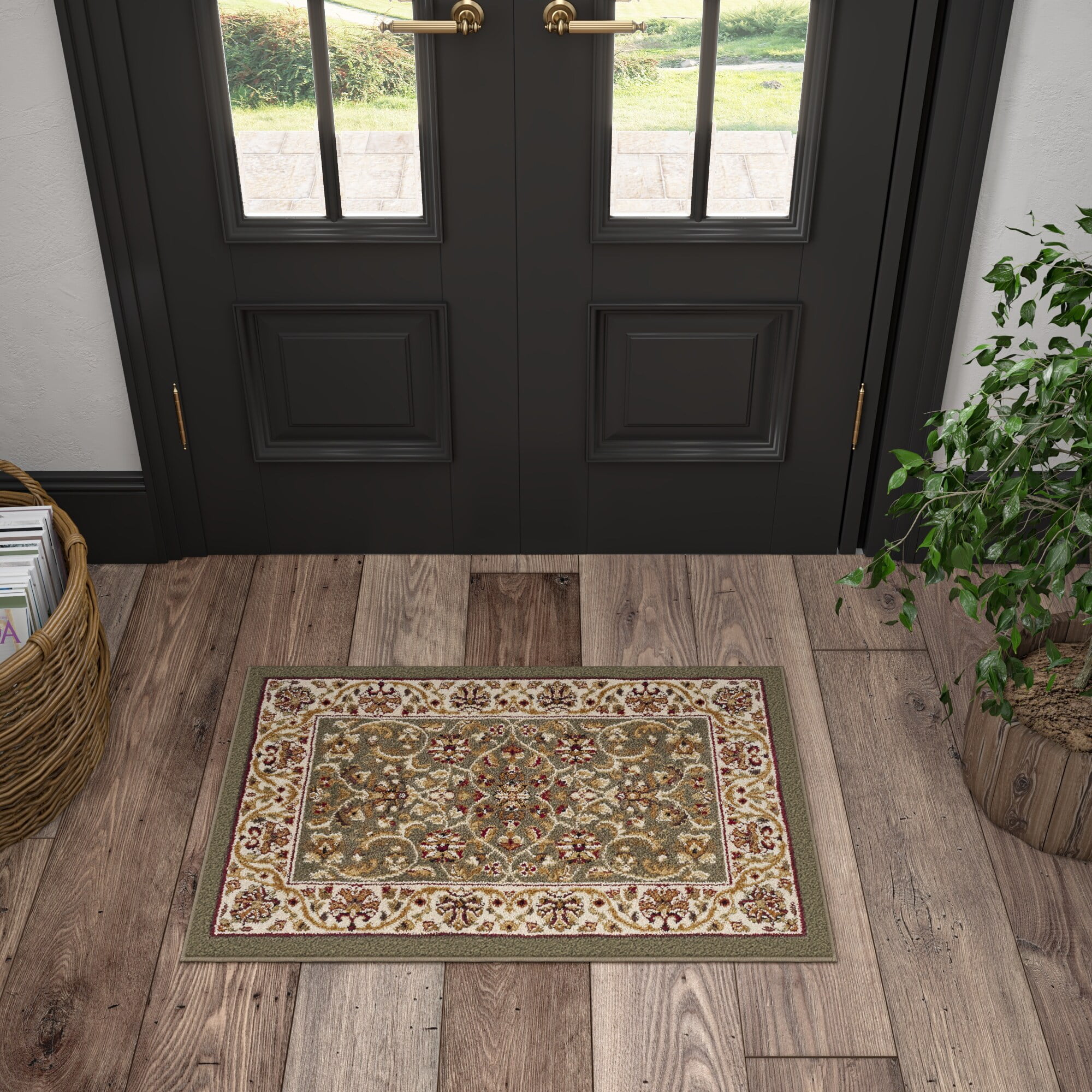 Black Entryway Rug, Accent and Entryway Rugs
