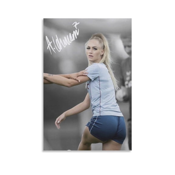 Alisha Lehmann Poster Canvas Art Poster and Wall Art Picture Print Modern Family bedroom Decor Posters 20x30inch(50x75cm)