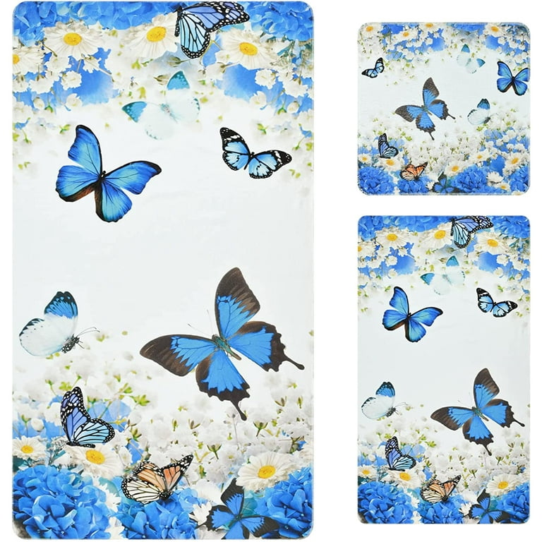 Butterfly bath towel sets hot sale