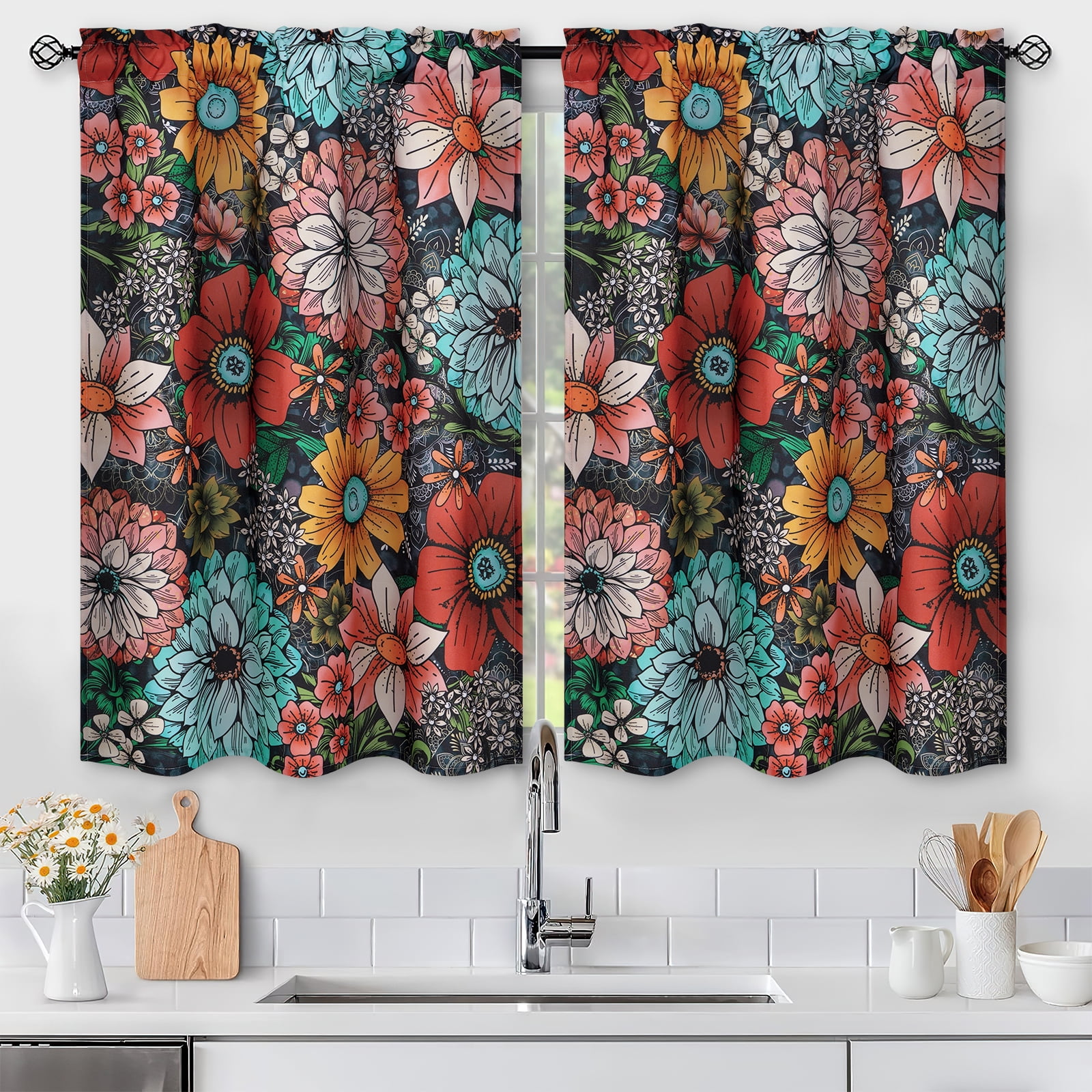 Boho floral print sale