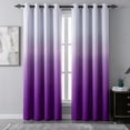thumbnail image 1 of Alishomtll Room Darkening Purple Blackout Curtains Grommet Window Drapes for Living Room Bedroom ,2 Panels of 52" W x 84" L, 1 of 8