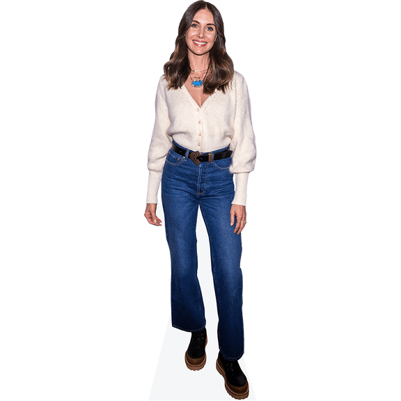 Alison Brie (Jeans) Mini Cardboard Cutout Standee