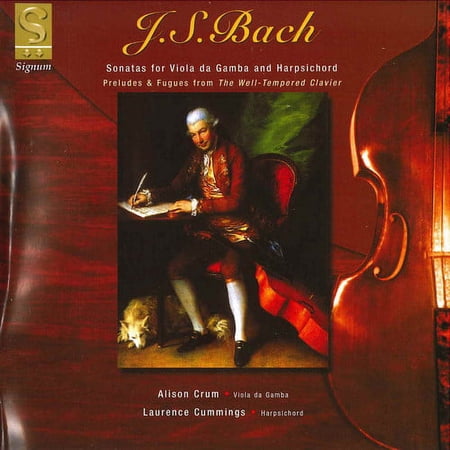 Alison Crum - Sonatas Viola Da Gamba & Harpsichord BWV 1027-1029 - Music & Performance - CD