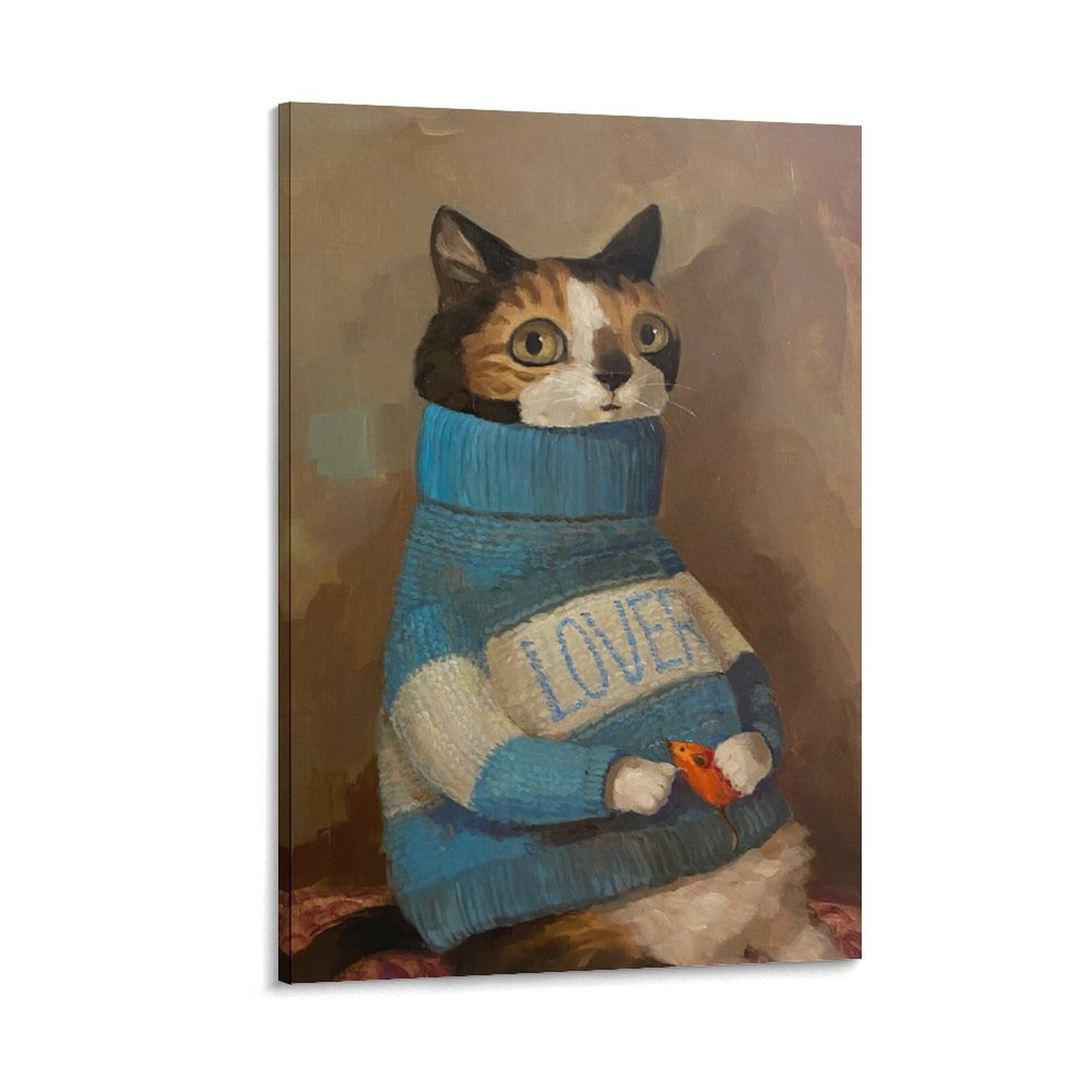 Alison Friend-Lover Not A Fighter II’-pet Oil Painting Home Decor ...