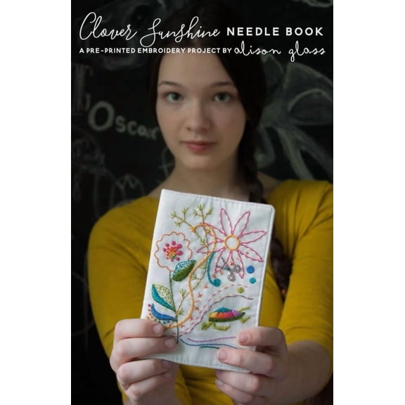 Alison Glass Clover Sunshine Needle Book Embroidery Pattern