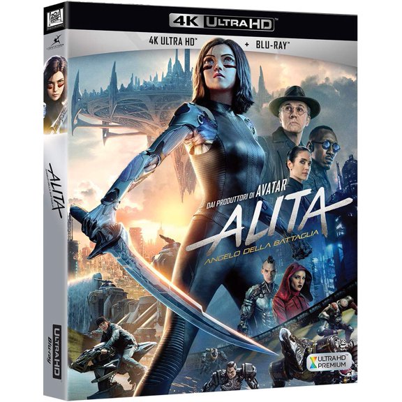 Alita: Battle Angel (English audio) (4K Ultra HD) Rosa Salazar Christoph Waltz Mahershala Ali