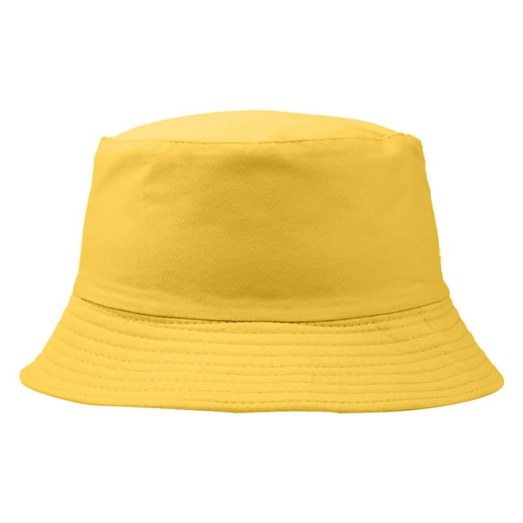 Alitao Bucket Hats Wide Brim Hats Cotton Green Hat Bucket Hat For Summer Travel Beach Sun Hat Beach Hats Sun Hats Yellow S