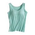 Alitao Camisole Tops Workout Tops Womens Soft Tank Top Vest With Built