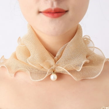 Alitao Scarf for Women Winter Scarf Women's Sun Proof Thin Spring Summer Headband Cervical Vertebra Neck Scarf Shawl Wraps Beige One Size