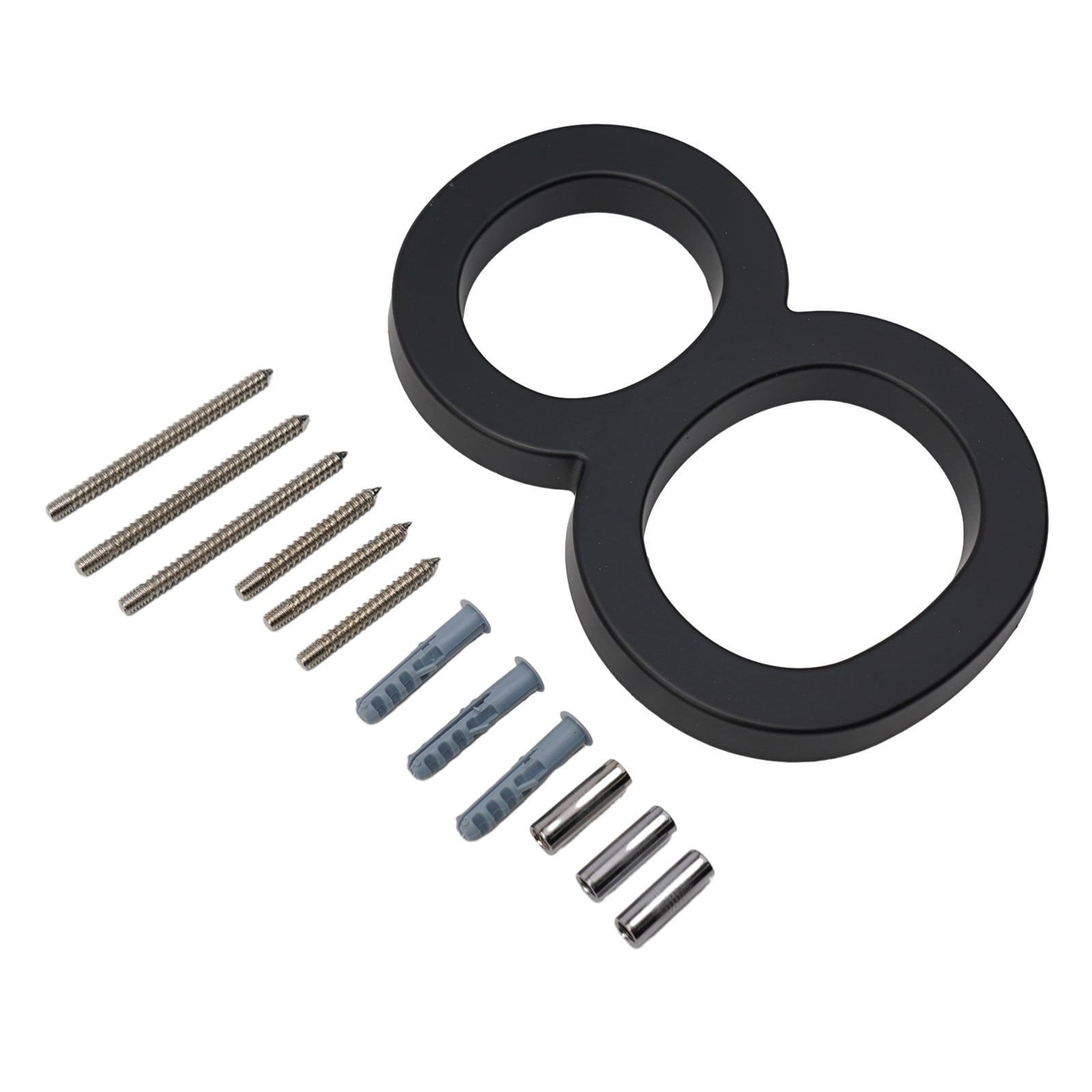 Aliuminum 142mm Floating Exterior House Numbers 3D 0-9 Black Digital ...