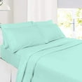 thumbnail image 1 of Alive Pixels 4 Pillow Covers Aqua Blue Solid 100% Cotton 4Pcs 600TC (Standard 20x26, Aqua Blue), 1 of 6