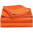 thumbnail image 1 of Alive Pixels Bed Skirt Orange Solid 100% Cotton Split Corner 1Pc 24 Inch Drop 800TC (King, Orange), 1 of 4