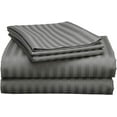 thumbnail image 1 of Alive Pixels Pillow Covers Dark Grey Stripe 100 Percent Cotton 2-Pcs Pillowcases 300TC (Euro 26x26, Dark Grey), 1 of 6