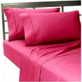 thumbnail image 1 of Alive Pixels Sheet Set Hot Pink Solid 100 Percent Cotton 4-Pc Sheet Set with 30 Inch Pocket Sheet Set 300TC (California King, Hot Pink), 1 of 5