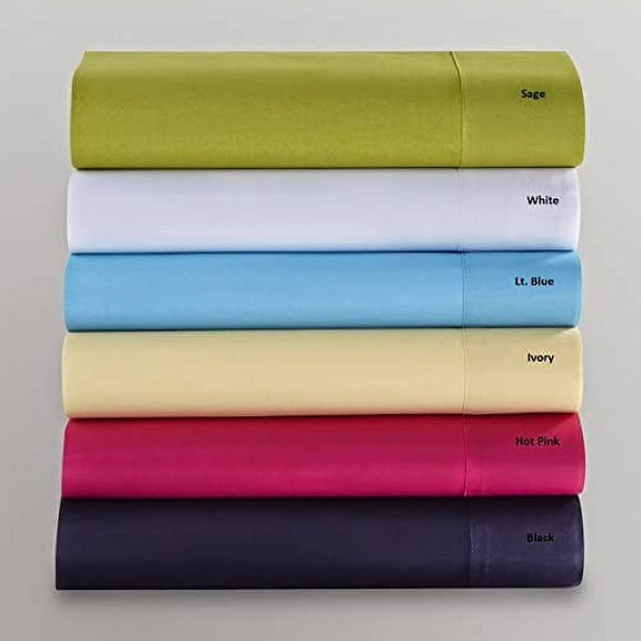 Alive Pixels Sheet Set Sage Solid 100% Cotton 4Pc 24 1000TC (California King, Sage)