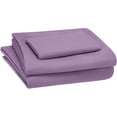 thumbnail image 1 of Alive Pixels Sheet Set Violet Solid 100% Cotton 4Pc 21 inch Pocket 1000TC (Queen, Violet), 1 of 5