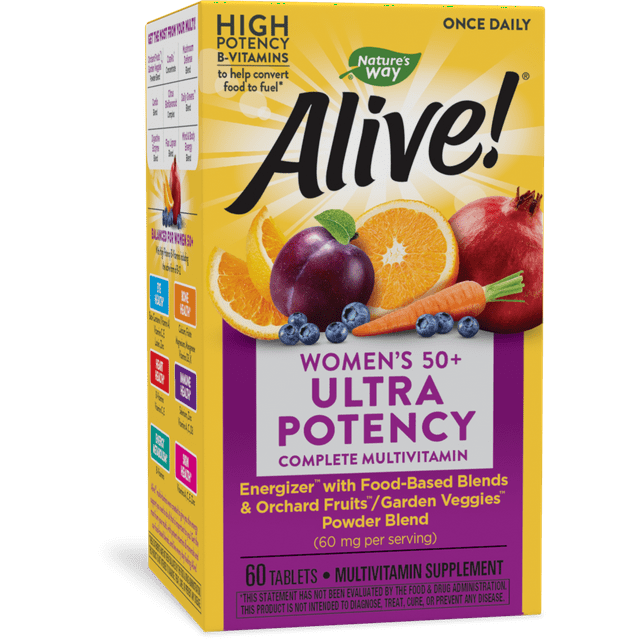 Alive! Women's 50+ Ultra Potency Complete Daily Multivitamin Tablets