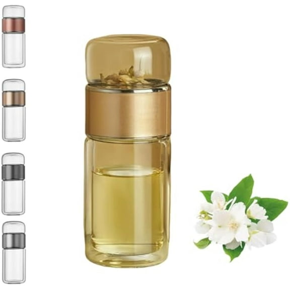 Alivefuser Tea Infuser, Infusifie Tea Infuser, Portable Double Layered Tea Water Separation Loose Leaf Tea Maker, 3 in