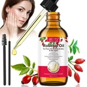 Aliver 60ml Organic Rosehip Essential Oil for Hair Care Dry Skin Care 100% Pure Natural Cold Pressed Serum Anti Aging Moisturizer