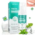 Aliver 60ml Teeth Whitening Foam Toothpaste for Adult, Dense Mousse 360