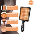 thumbnail image 1 of Aliver Anti Static Hairbrush, Wet & Dry Vented Detangling Hair Brush, Quickly Detangles and Smooths Hair, Faster Blow Drying, Hair Styling Brush - Orange, 1 of 10