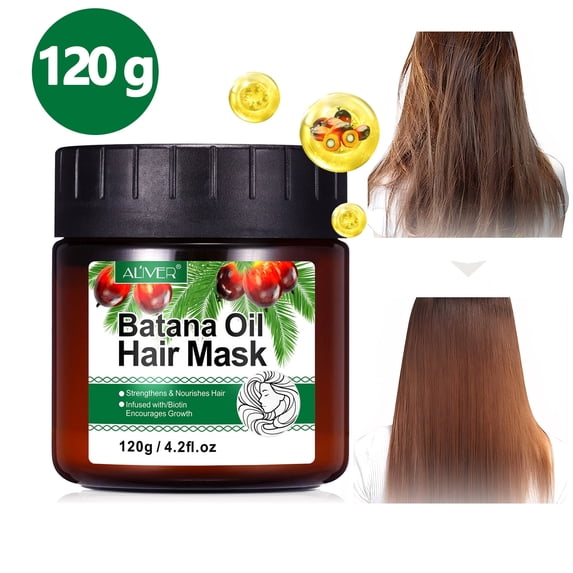 Aliver Batana Oil Hair Mask for Hair Conditioning 120g, Help for Dry&Damaged Hair, Hair Moisturize & Nourishes
