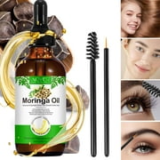 Aliver Cold Press Moringa Oil for Skin and Hair Care, Soothes Dry Itchy Scalp, Hexane-Free 60ml/2.02floz