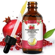 Aliver Cold Pressed Pomegranate Seed Oil for Hair/ Skin/ Massage Therapy/ Relaxation, Antioxidants, Deep Hydration, Promote Healthy Hair 60ml/2.02floz