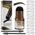 thumbnail image 1 of Aliver Eyebrow Stencil Kit One Step Eyebrow Stamp Shaping Set, Dark Brown, 1 of 8