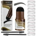 thumbnail image 1 of Aliver Eyebrow Stencil Kit One Step Eyebrow Stamp Shaping Set, Gray, 1 of 8