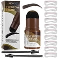 thumbnail image 1 of Aliver Eyebrow Stencil Kit One Step Eyebrow Stamp Shaping Set, Medium Brown, 1 of 8