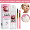Aliver Eyelash Extension Foam Shampoo 50ml with Brushes,NoIrritation