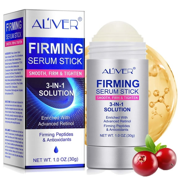 Aliver Facial Serum Retinol Firming Serum Stick for Women, Deep Hydrate and Smoothe Wrinkles 30g/1.0oz