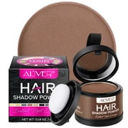 Aliver Hairline Shadow Powder Unisex Light Brown, Instant Cover Thinning Hair, Waterproof Hair Line Filler
