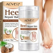 Aliver Heel Repair Balm For Dry & Cracked Feet, Coconut Scent - with Shea Butter and Olive Oil - Soften Dry Feet - Hydrates & Repair Skin for Rough Skin