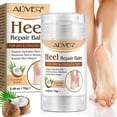 thumbnail image 1 of Aliver Heel Repair Balm For Dry & Cracked Feet, Coconut Scent - with Shea Butter and Olive Oil - Soften Dry Feet - Hydrates & Repair Skin for Rough Skin, 1 of 9