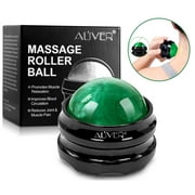 Aliver Manual Massage Roller Ball - Massager Ball for Sore Muscles, Shoulders, Arms, Neck, Back, Feet, Body, Deep Tissue, Stiffness, Joint Pain, Stress Relief - Green