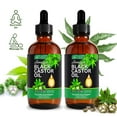 thumbnail image 1 of Aliver Massage Oils for Body Massage, Jamaican Black Castor Oil, Pure Cold Pressed Organic Castor Oil, for Yoga Aromatherapy, Muscle Relaxation 120mlX2PC, 1 of 10