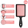 thumbnail image 1 of Aliver Wet & Dry Vented Detangling Hair Brush, Anti-static Hairbrush, Quickly Detangles and Smooths Hair, Faster Blow Drying, Hair Styling Brush - Pink, 1 of 10