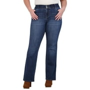 Alivia Ford Women's Plus Size Jeans for Women - High Rise Elastic Plus Size Bootcut Jeans for Women - 32" (14, Phoenix Wash)