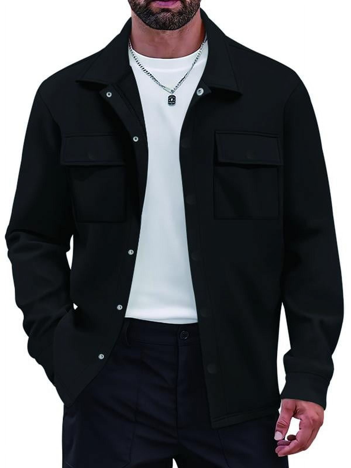 Long-Sleeved Shirt Jacket main image 1