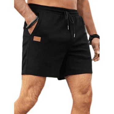Alivor Men's Casual Shorts with Drawstring Waist, Lightweight Athletic Summer Lounge Shorts with Pockets, M-XXL