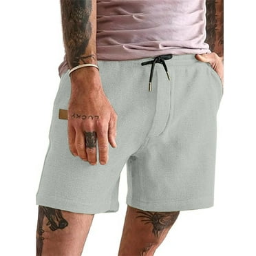 Alivor Men's Casual Shorts with Drawstring Waist, Lightweight Athletic Summer Lounge Shorts with Pockets, M-XXL