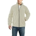 thumbnail image 1 of Alivor Men's Fleece Lined Woolen Zippered Long-Sleeved Padded Collar Winter Pullover S-3XL, 1 of 6