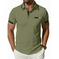 thumbnail image 1 of Alivor Men's Polo Shirt Lightweight Quick-Dry Short Sleeves Shirt, M-XXL, 1 of 5