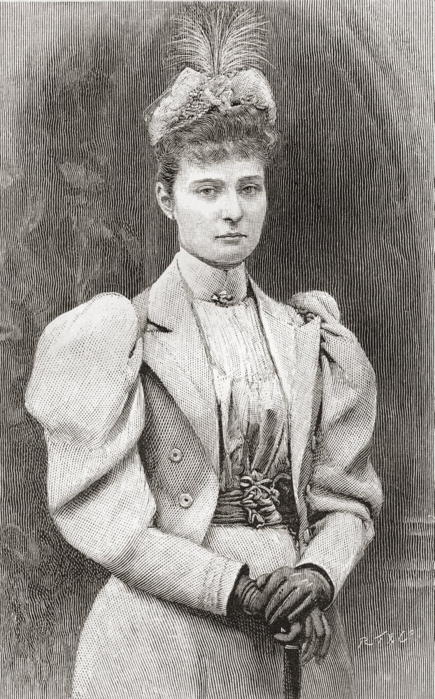 Alix Of Hesse And By Rhine Later Alexandra Feodorovna 1872 Canvas Art - Ken Welsh Design Pics (11 x 18)