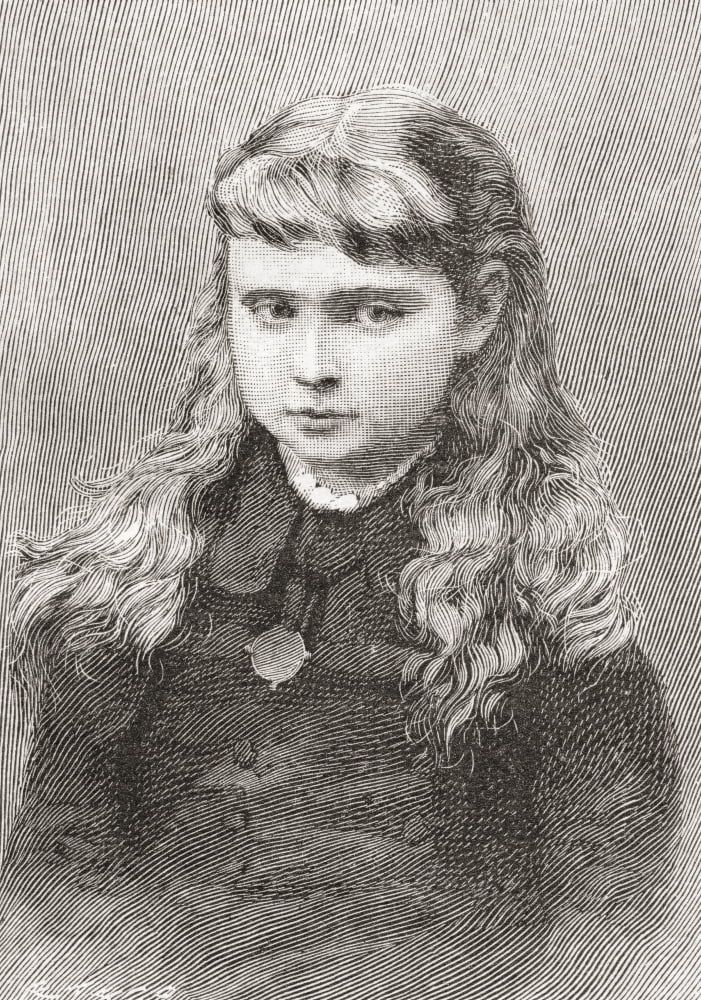 Alix Of Hesse And By Rhine Later Alexandra Feodorovna 1872 Canvas Art - Ken Welsh Design Pics (22 x 32)