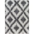 thumbnail image 1 of Aliyah shag ALH-2310 6'7" x 9' Rug in Light Gray/Cream/Medium Gray/Charcoal, 1 of 7