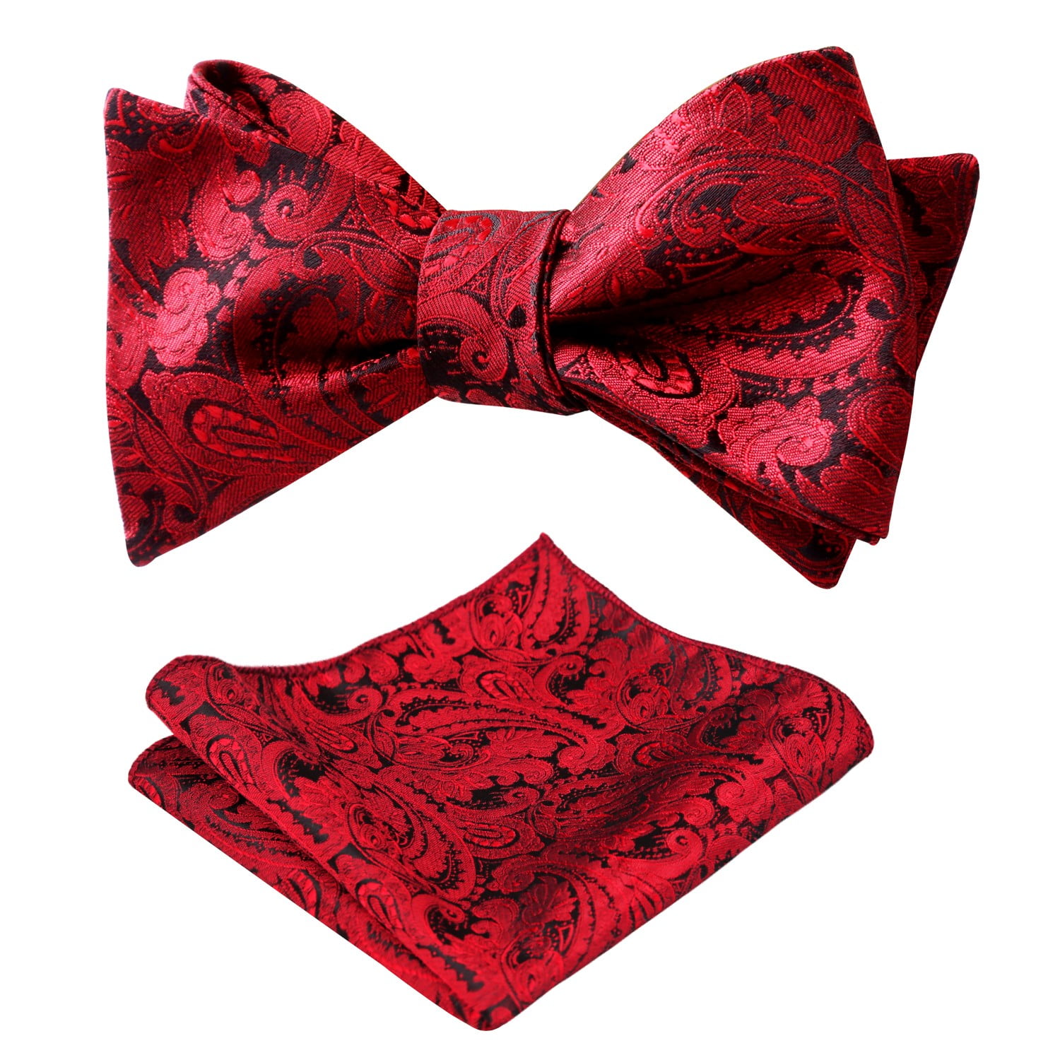 Jacquard Paisley Silk Bow Tie