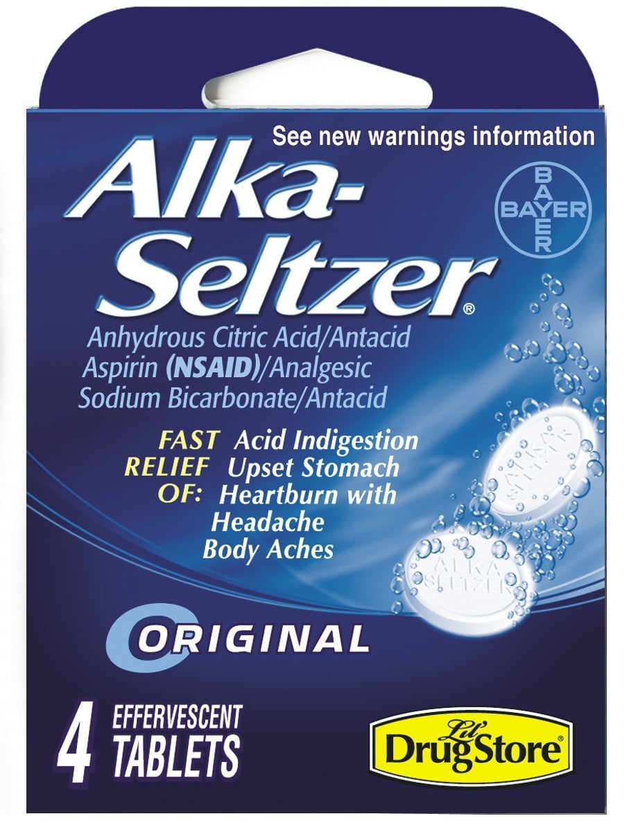 AlkaSeltzer Antacid 4 ct 4 pk
